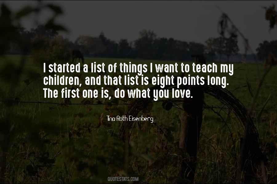 Quotes About Things That You Love #179191