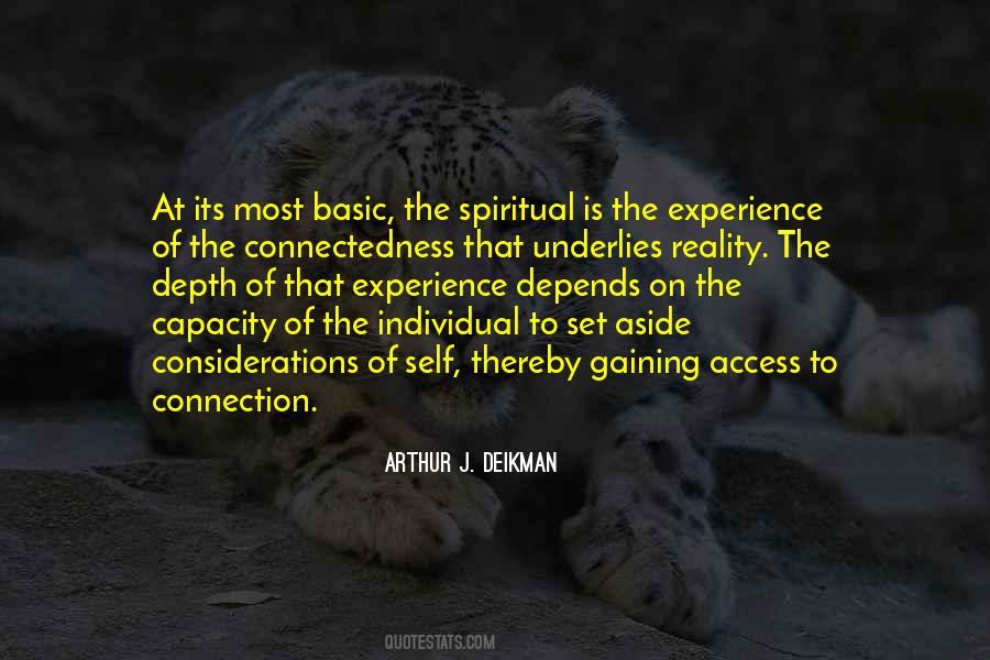 Spiritual Connectedness Quotes #1401153