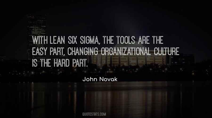 Changing With Lean Six Sigma Quotes #1040244