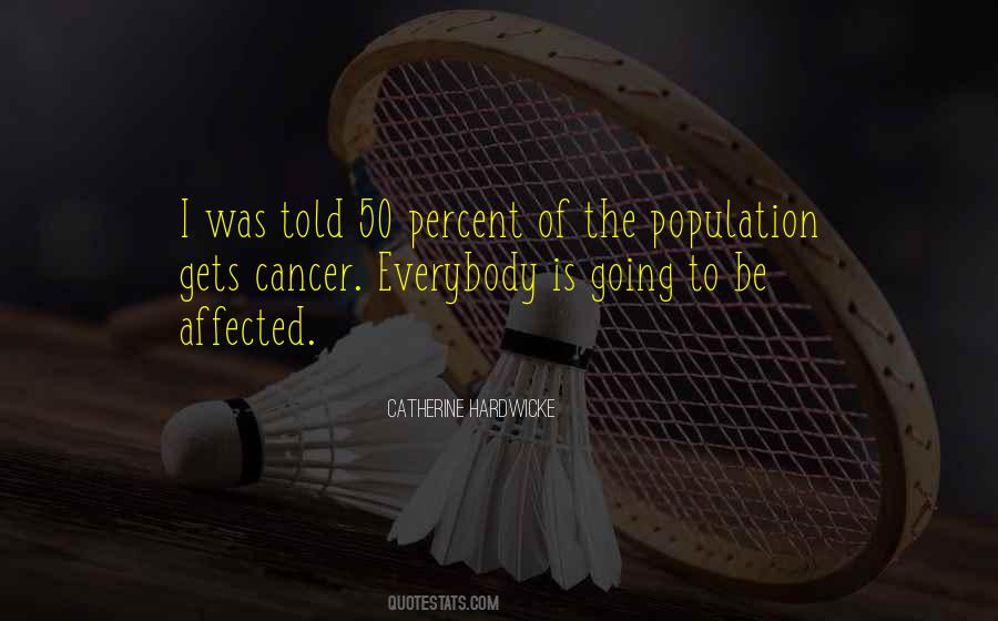 Affected By Cancer Quotes #333484