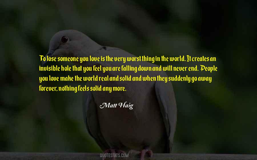 Worst Thing In The World Quotes #1267330