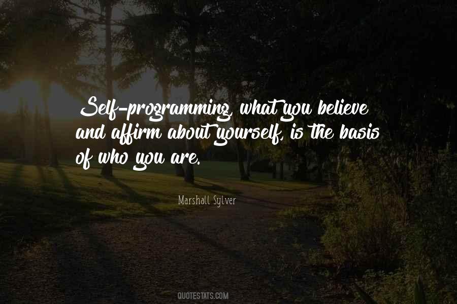 Affirm Yourself Quotes #1865523