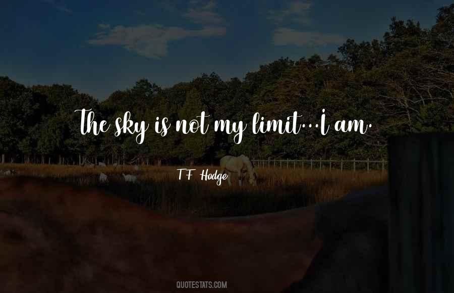 The Sky Is The Limit Quotes #78937