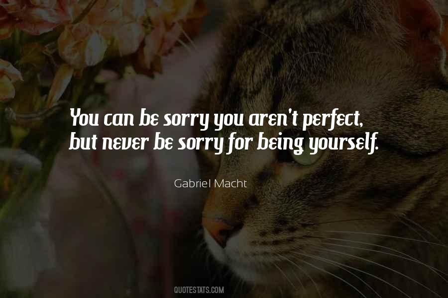 Quotes About Never Being Perfect #421970