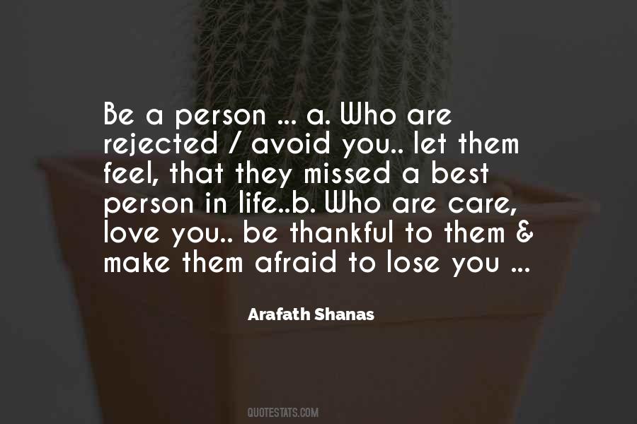 Afraid To Lose Him Quotes #492749