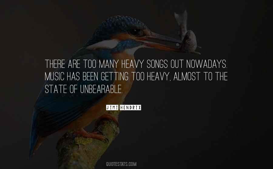 Heavy Music Quotes #436531