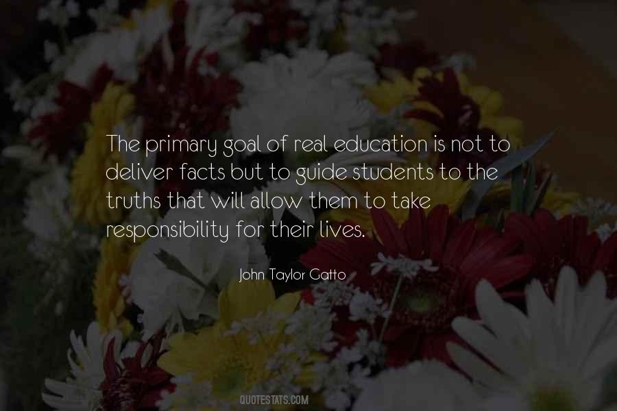 Goal Of Education Quotes #148442