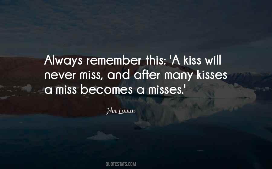 After A Kiss Quotes #1228882