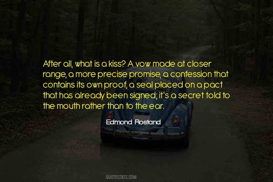 After A Kiss Quotes #1795227