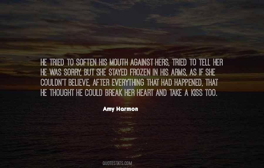 After A Kiss Quotes #899248