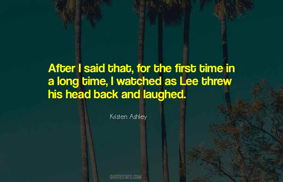 After A Long Time Quotes #619027