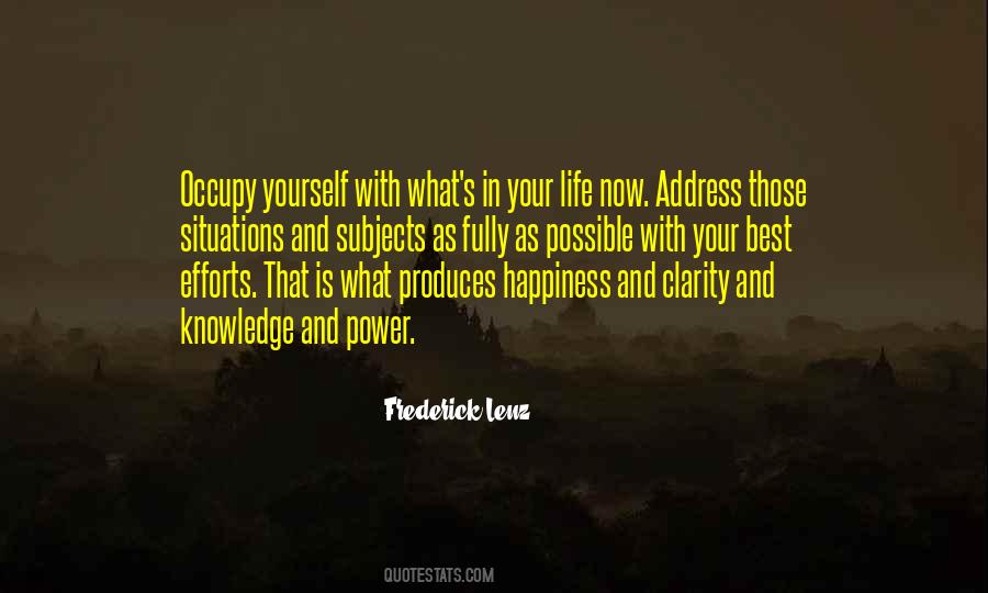 Occupy Yourself Quotes #1702344