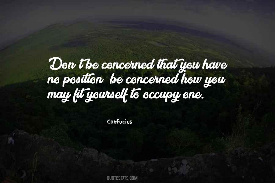 Occupy Yourself Quotes #524271
