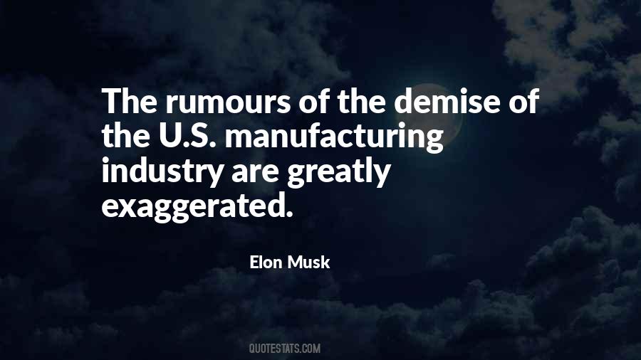 Manufacturing Industry Quotes #1215541