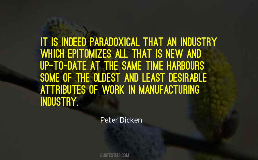 Manufacturing Industry Quotes #718872