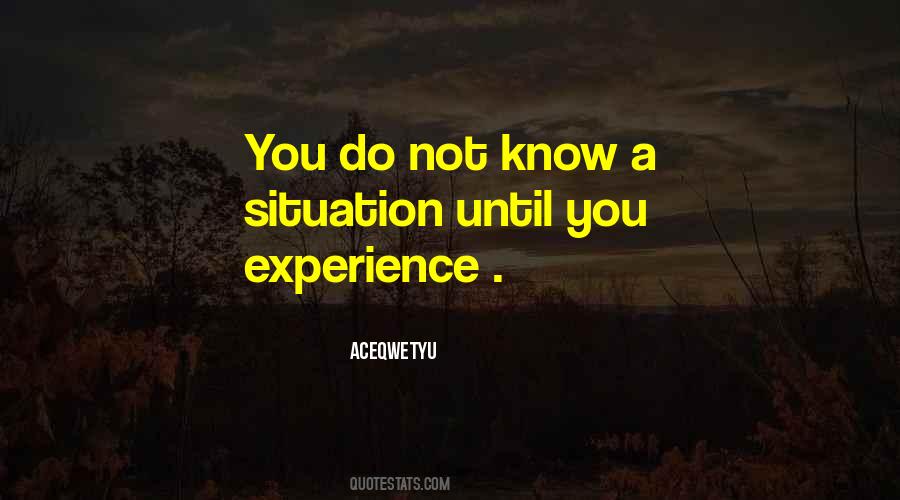 Experience Inspiration Quotes #98705