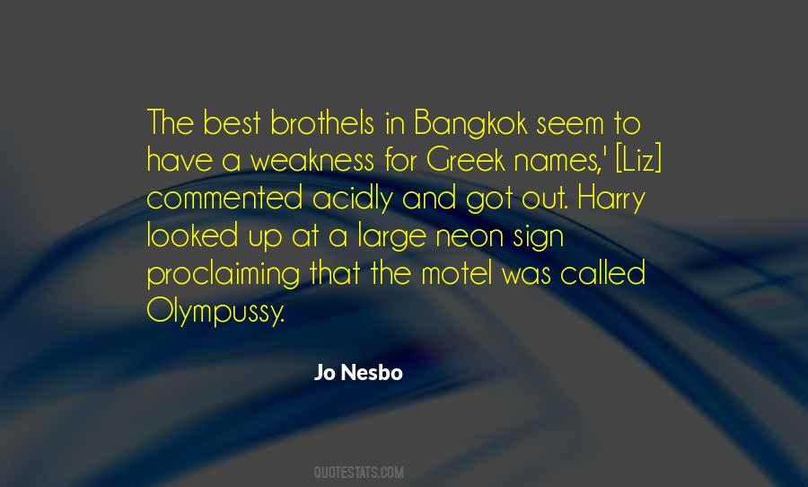 Quotes About Nesbo #762249