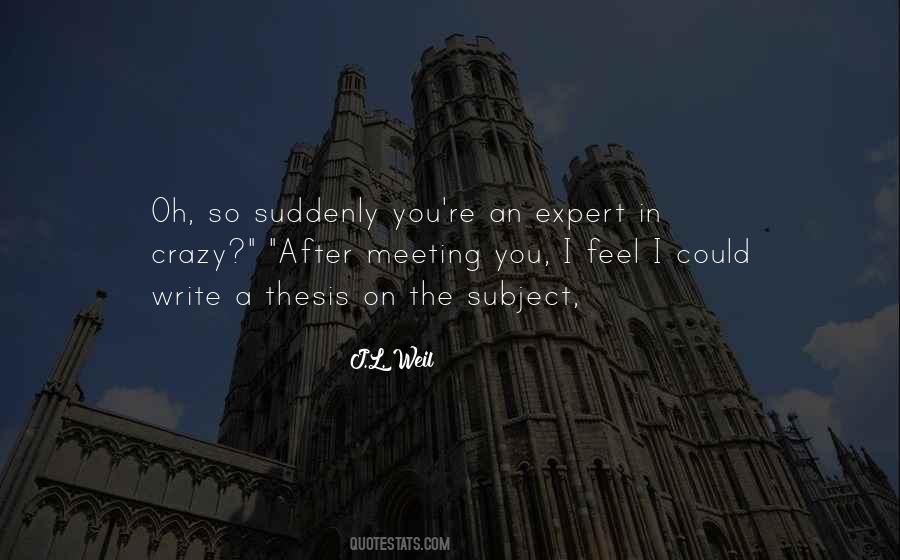 After Meeting You Quotes #1600400