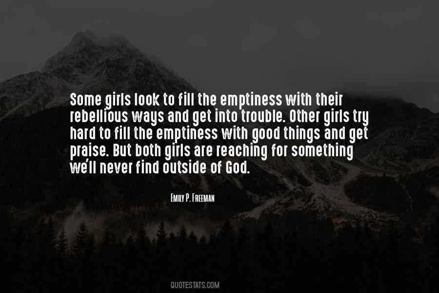 Fill The Emptiness Quotes #323209