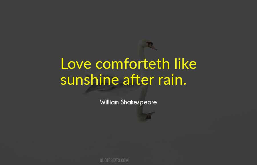 After Rain Comes Sunshine Quotes #1045486