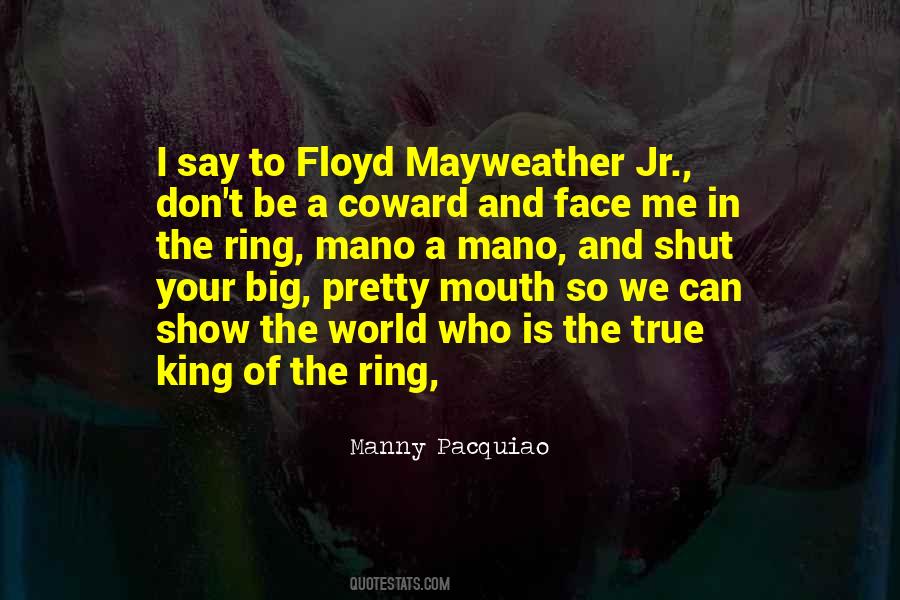 Mayweather Pacquiao Quotes #600974