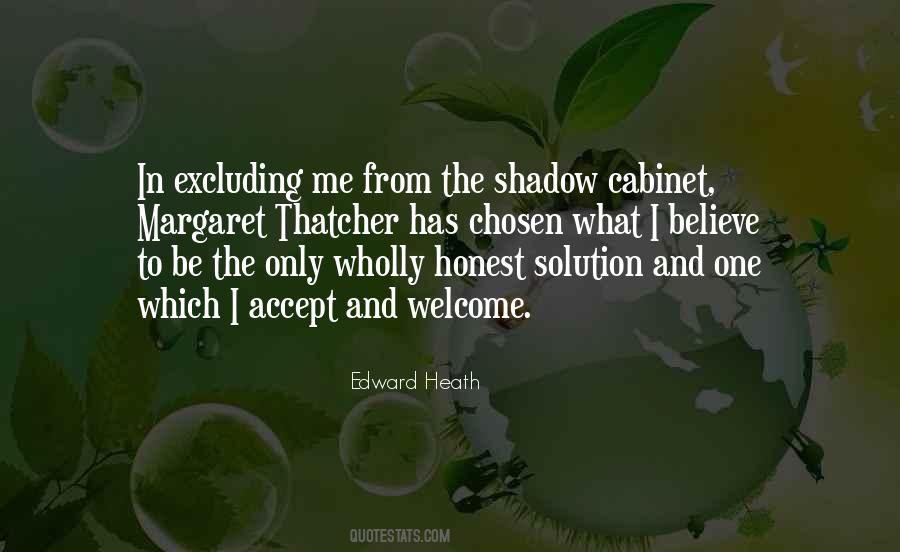 Shadow Cabinet Quotes #1473534