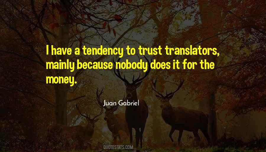 Trust Money Quotes #525489