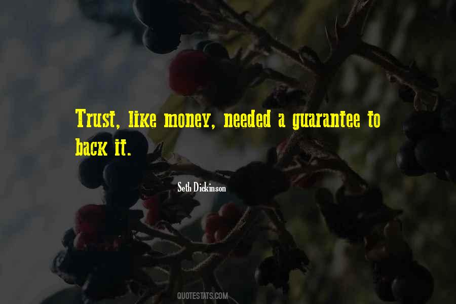 Trust Money Quotes #681301