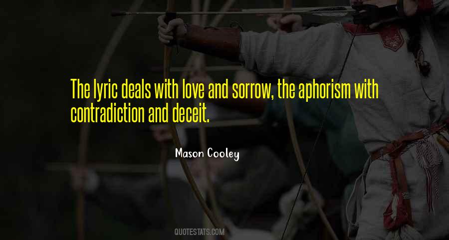 Love Deceit Quotes #681284