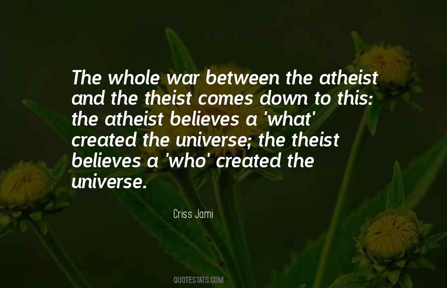 A Theist Quotes #1239725