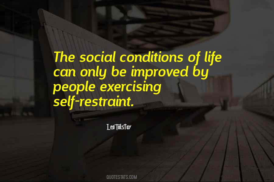 Life Conditions Quotes #607326