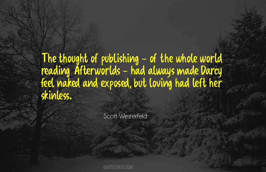 Afterworlds Scott Westerfeld Quotes #860560