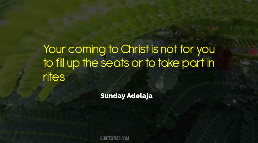 Christ Coming Quotes #157202