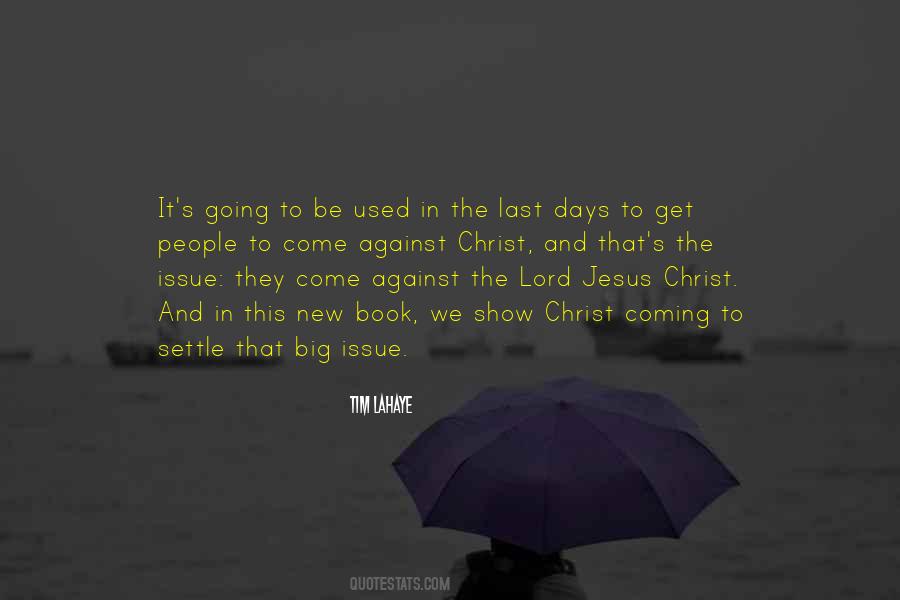 Christ Coming Quotes #175612