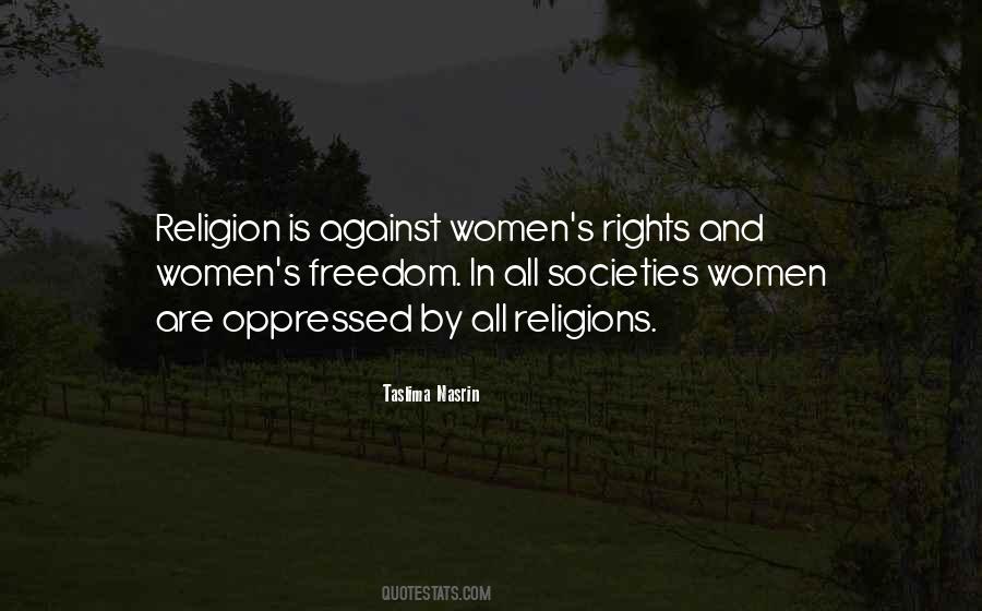 Against Religions Quotes #1085879