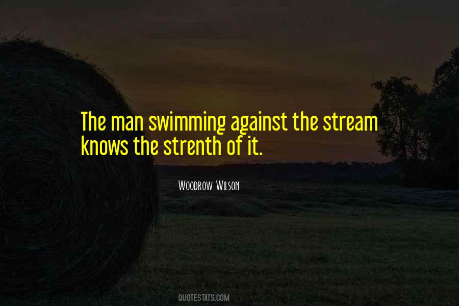 Against The Stream Quotes #1279792