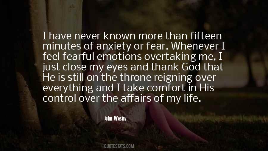 Emotions And Control Quotes #100325