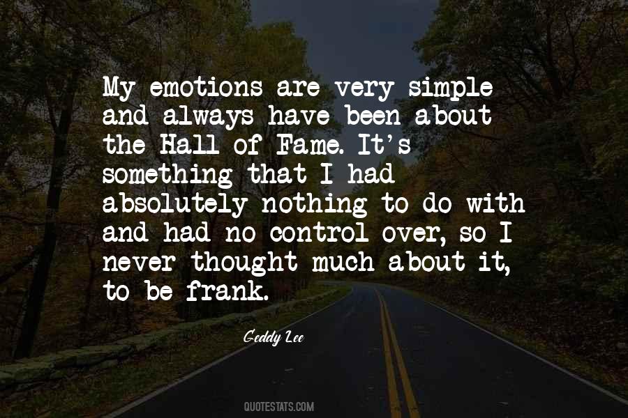 Emotions And Control Quotes #1402051