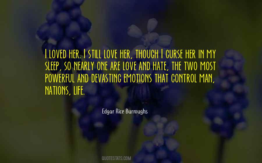 Emotions And Control Quotes #1451334
