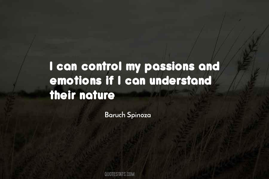 Emotions And Control Quotes #327493