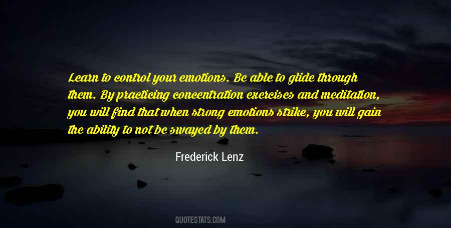 Emotions And Control Quotes #52158