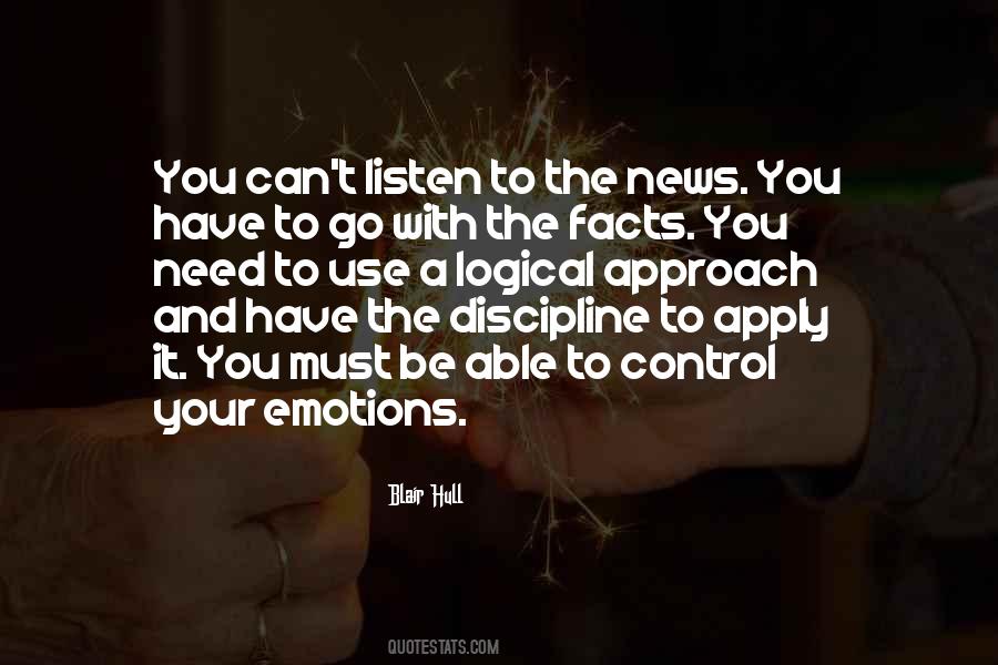 Emotions And Control Quotes #569375