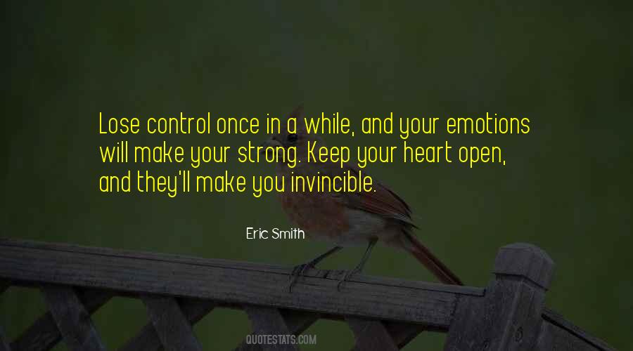 Emotions And Control Quotes #607304