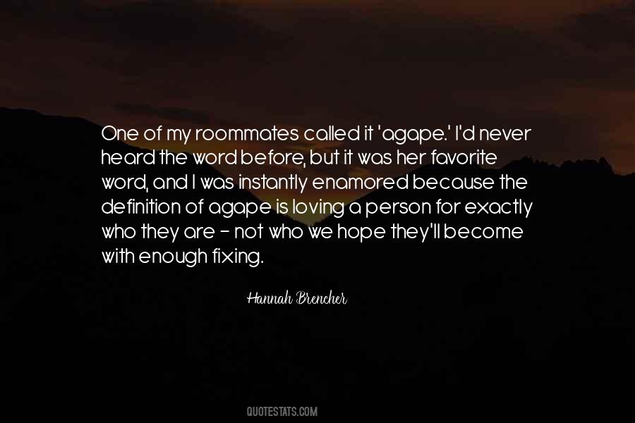 Agape Quotes #1693764