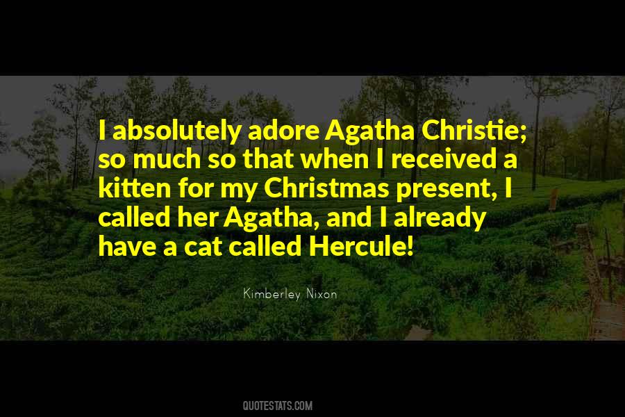 Agatha Quotes #1797030