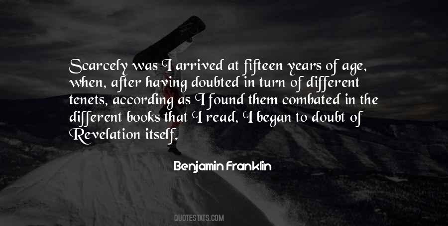 Age Fifteen Quotes #175708