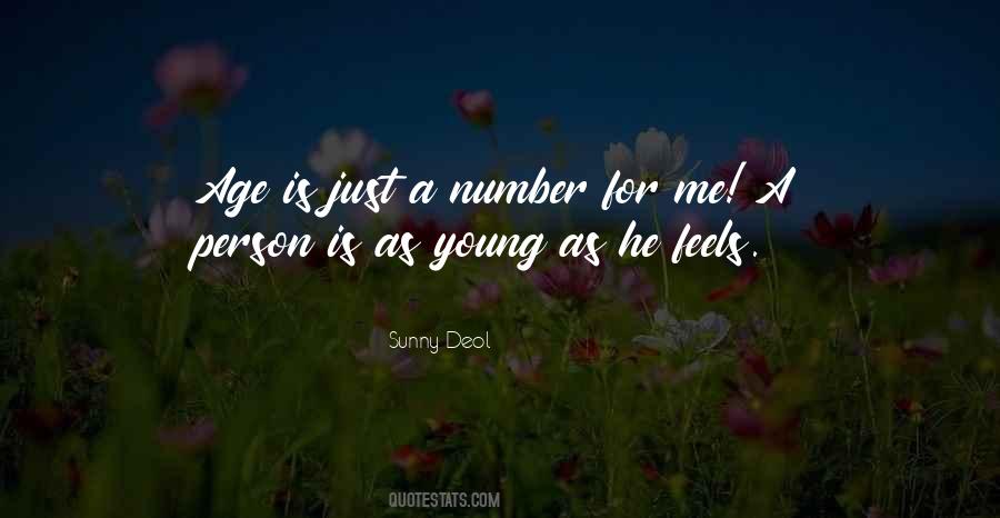 Age Is Just Number Quotes #1783025