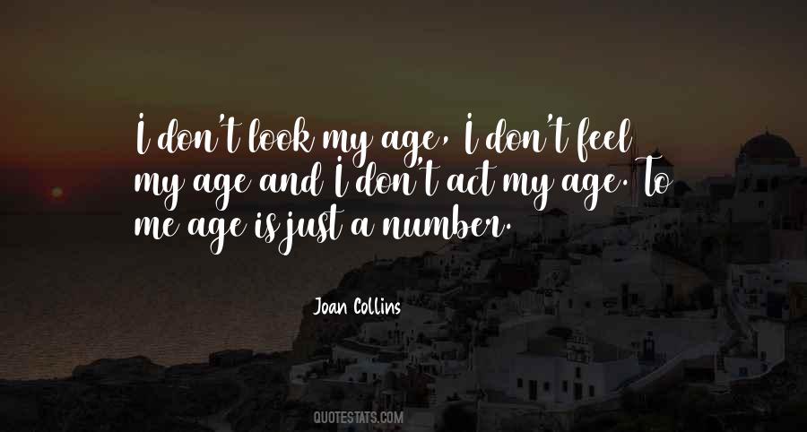 Age Is Just Number Quotes #802481