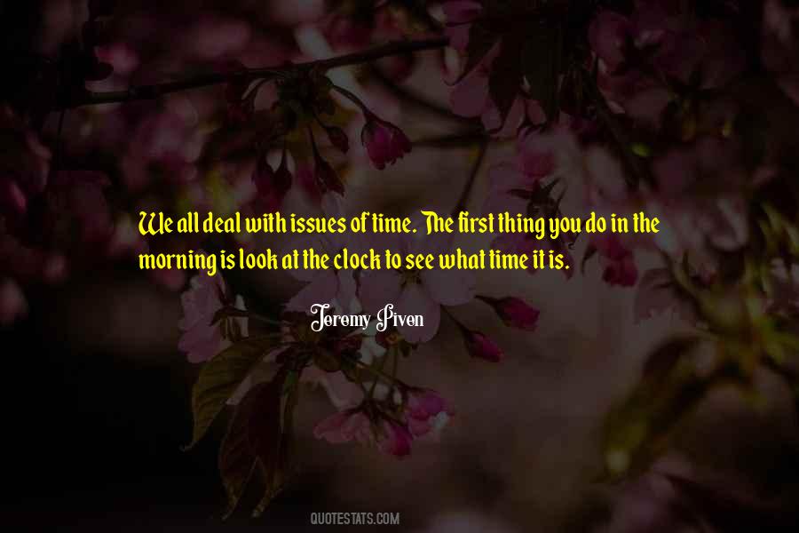 What Time It Is Quotes #1203957