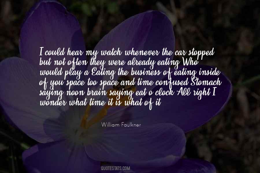 What Time It Is Quotes #866114